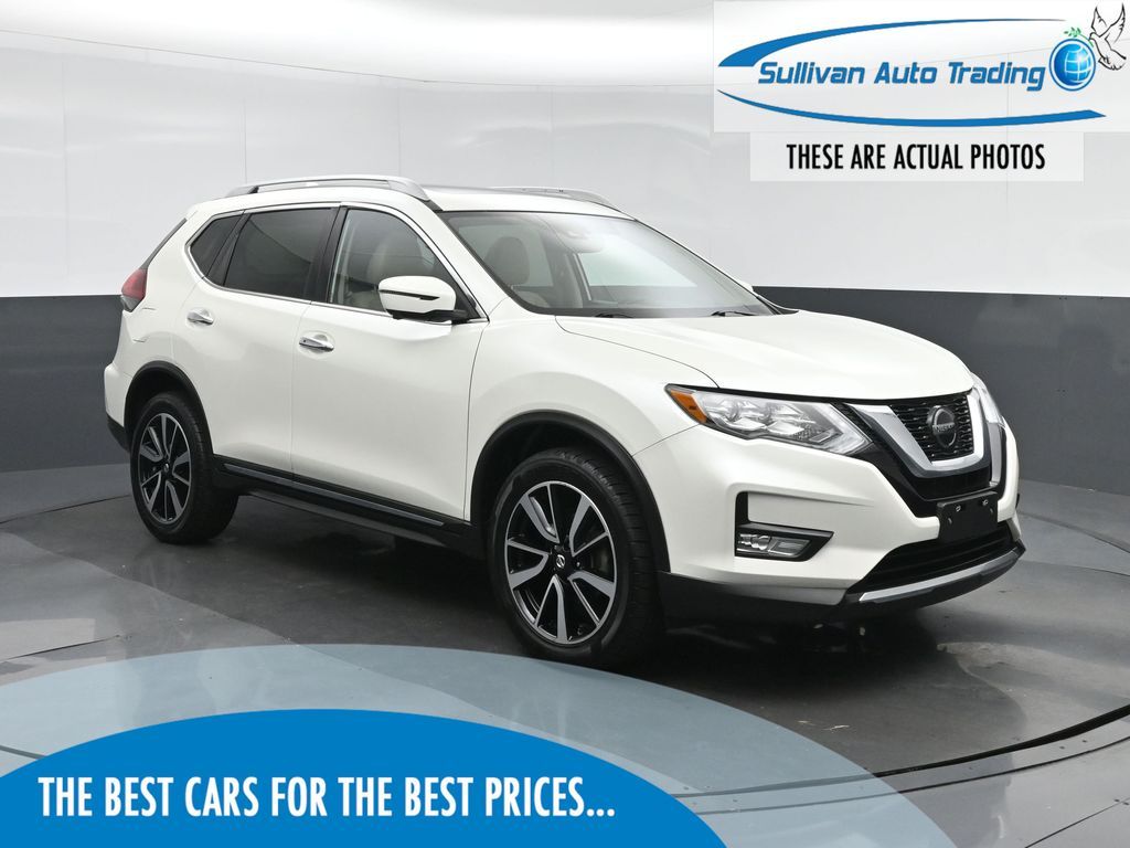 Pearl White Tricoat 2019 Nissan Rogue SUV / Crossover All-Wheel Drive Continuously Variable Transmission