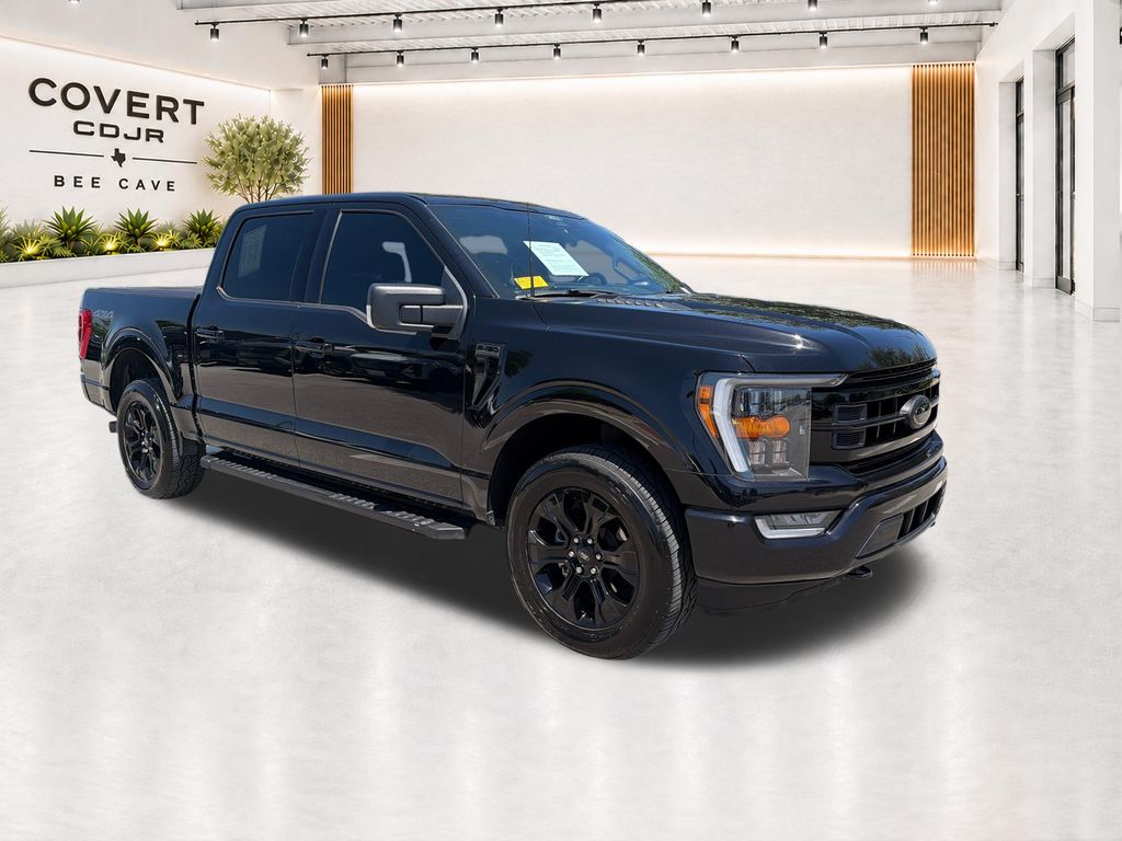 Black Metallic 2022 Ford F-150 Pickup Truck Four-Wheel Drive Automatic