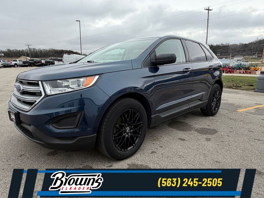 Blue Jeans Metallic 2017 Ford Edge SE AWD SUV / Crossover All-Wheel Drive 6-Speed Automatic