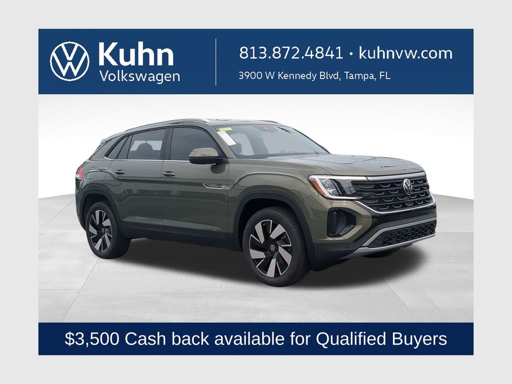 Avocado Green Pearl 2026 Volkswagen Atlas Cross Sport SUV / Crossover Front-Wheel Drive 8-Speed Automatic