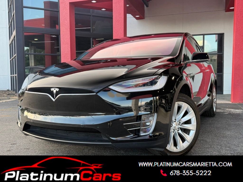 Black 2020 Tesla Model X SUV / Crossover All-Wheel Drive 1-Speed Automatic