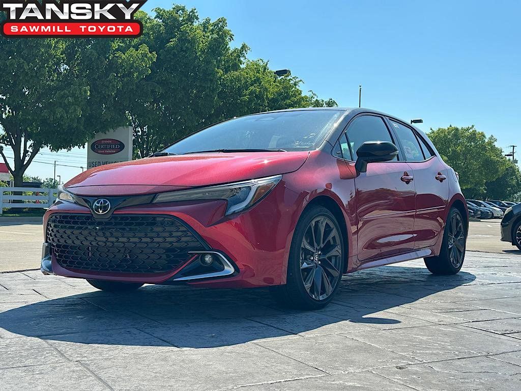 Red 2026 Toyota Corolla Hatchback XSE FWD Hatchback Front-Wheel Drive Continuously Variable Transmission