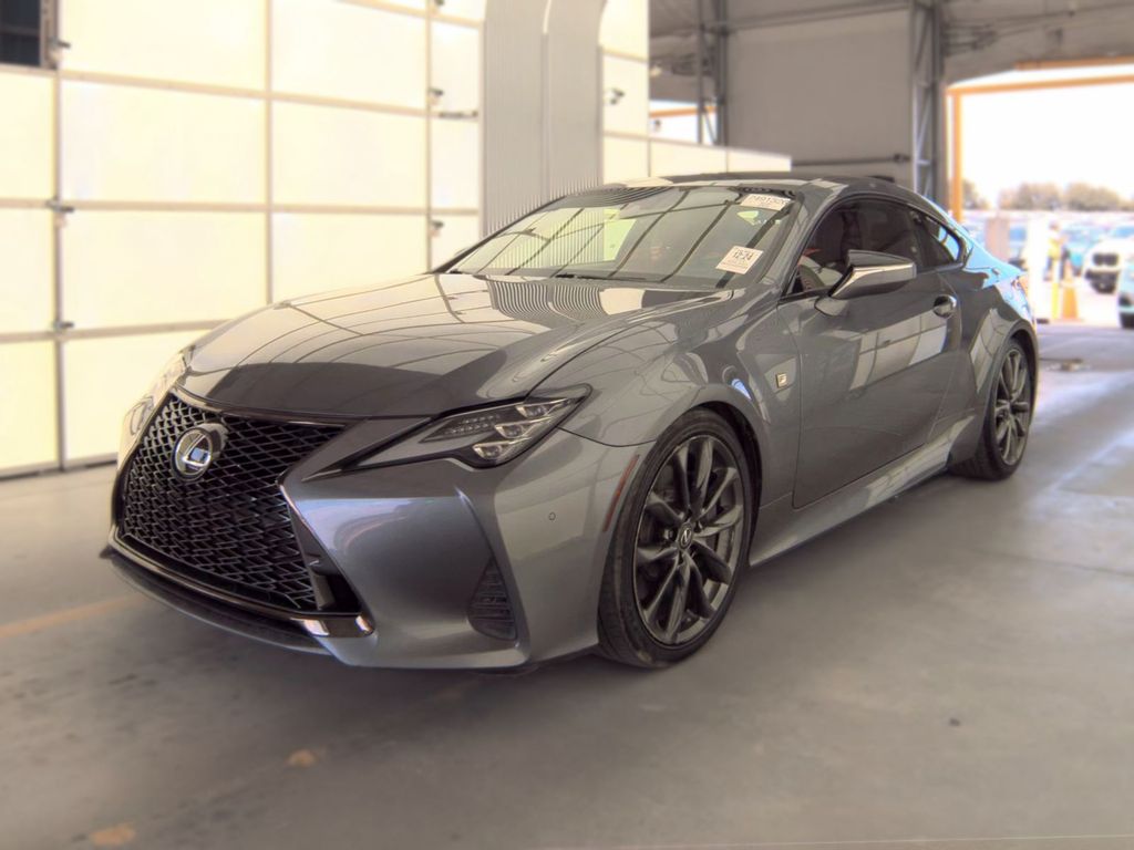 Gray Pearl 2019 Lexus RC Coupe Rear-Wheel Drive 8-Speed Automatic