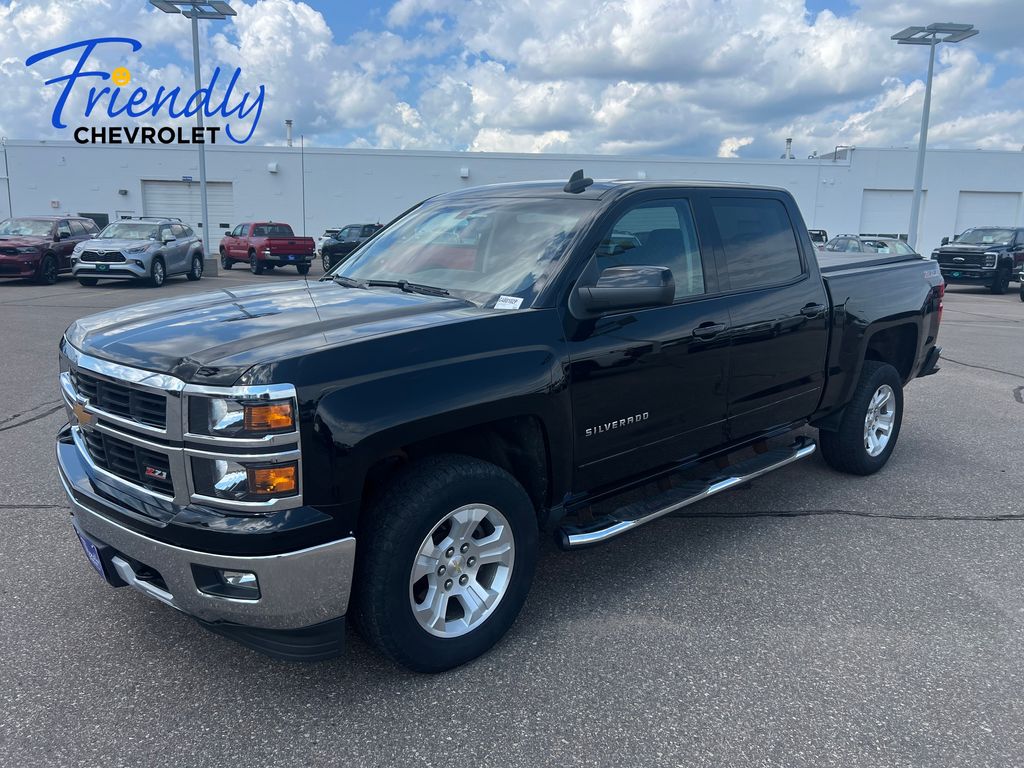 Black 2015 Chevrolet Silverado 1500 Pickup Truck Four-Wheel Drive 6-Speed Automatic Overdrive