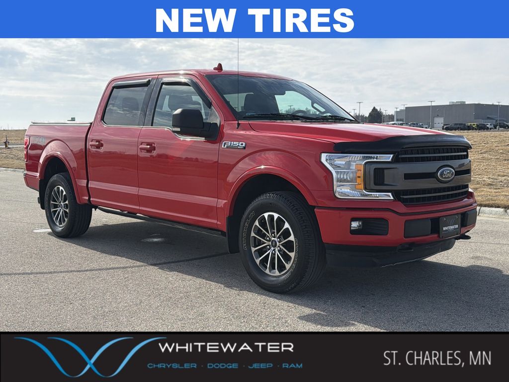 Race Red 2018 Ford F-150 XLT SuperCrew 4WD Pickup Truck Four-Wheel Drive Automatic