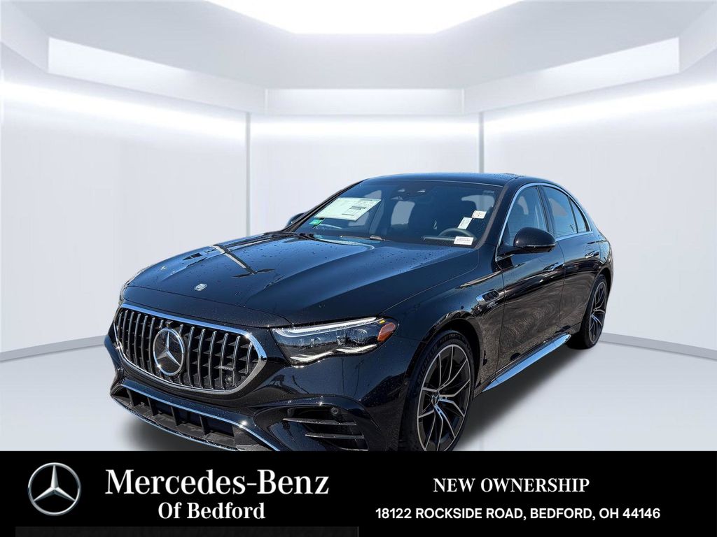 Black (Obsidian) 2026 Mercedes-Benz E-Class Sedan All-Wheel Drive 9-Speed Automatic