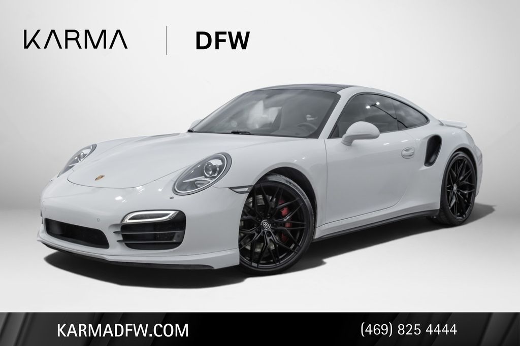 White 2014 Porsche 911 Turbo Coupe AWD Coupe All-Wheel Drive 7-Speed Automatic