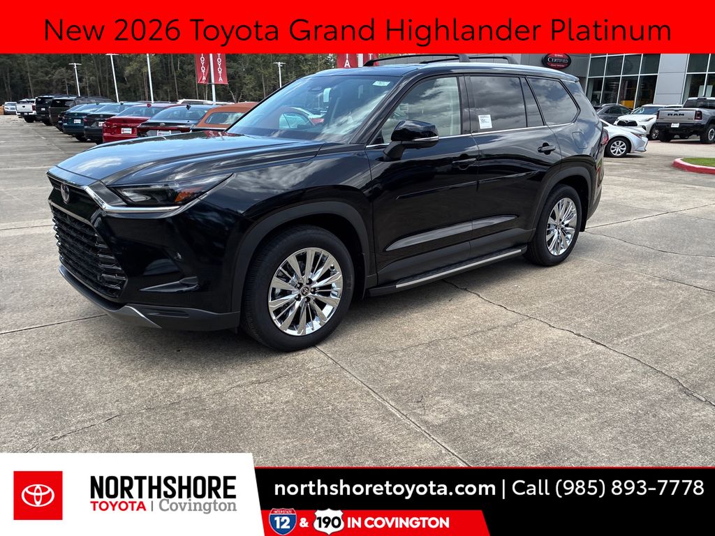 Midnight Black Metallic 2026 Toyota Grand Highlander SUV / Crossover All-Wheel Drive 8-Speed Automatic