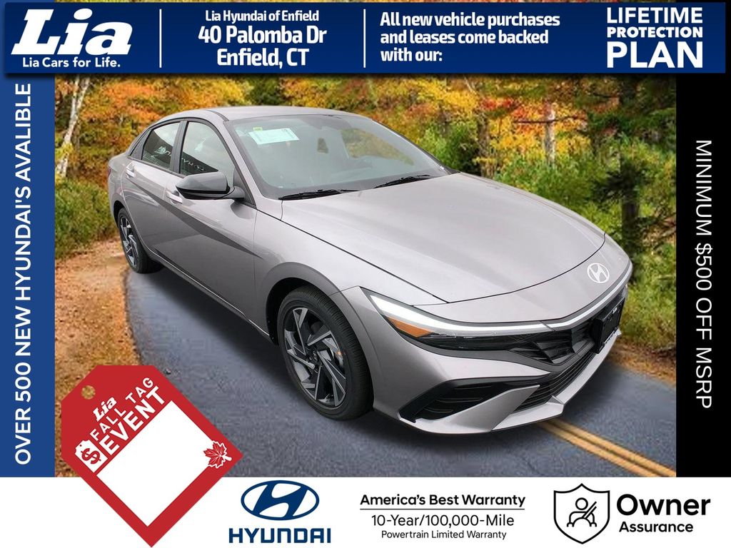 Fluid Metal 2026 Hyundai Elantra Hybrid Sedan Front-Wheel Drive 6-Speed Dual Clutch