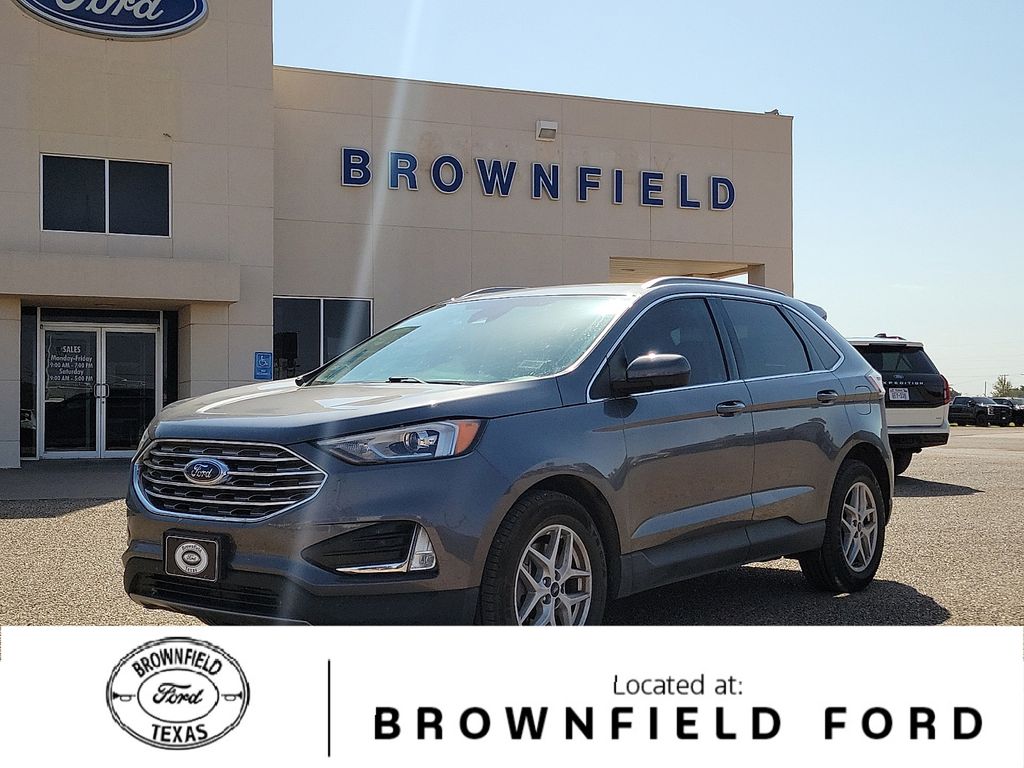Gray Metallic 2021 Ford Edge SUV / Crossover Front-Wheel Drive 8-Speed Automatic