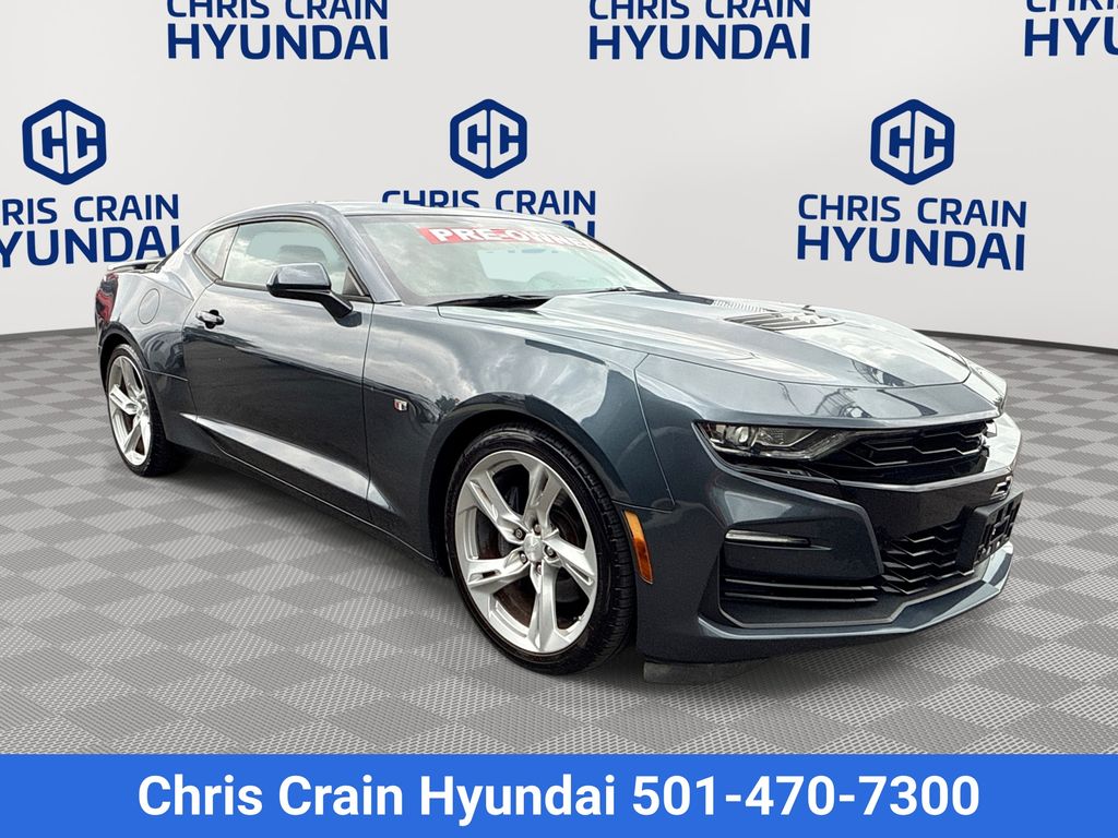 Shadow Gray Metallic 2019 Chevrolet Camaro 1SS Coupe RWD Coupe Rear-Wheel Drive Automatic