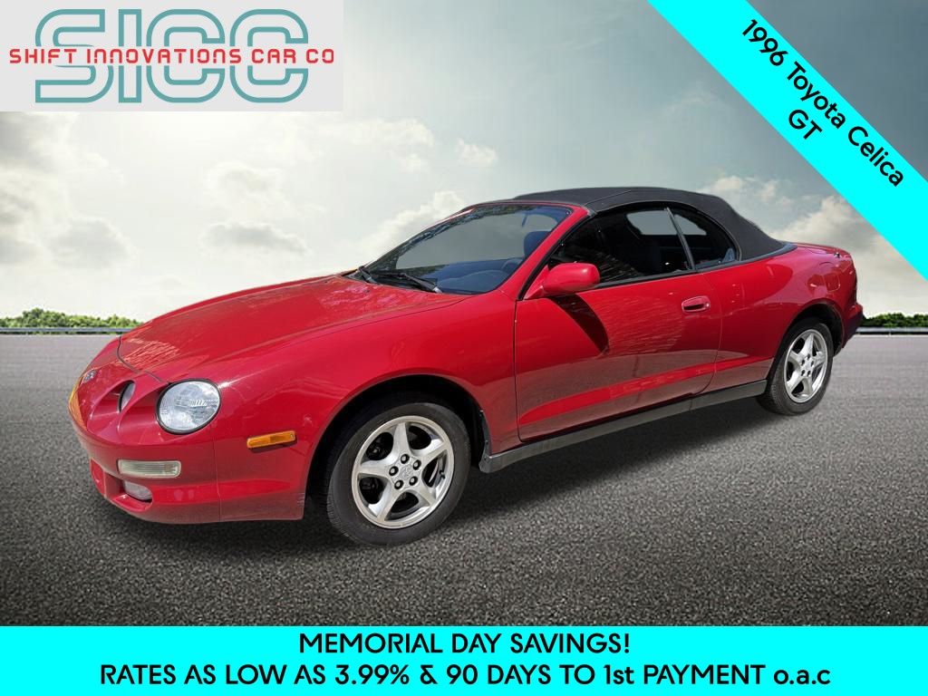 Red 1996 Toyota Celica GT Convertible Convertible Front-Wheel Drive 5-Speed Manual