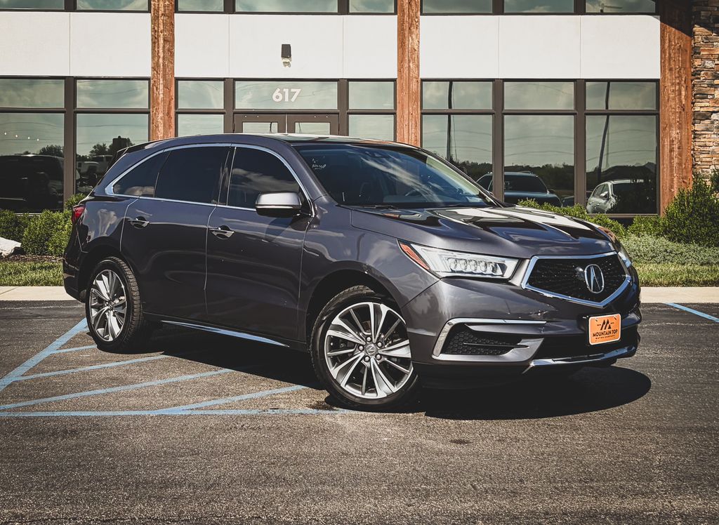 Gray 2017 Acura MDX SUV / Crossover All-Wheel Drive 9-Speed Automatic