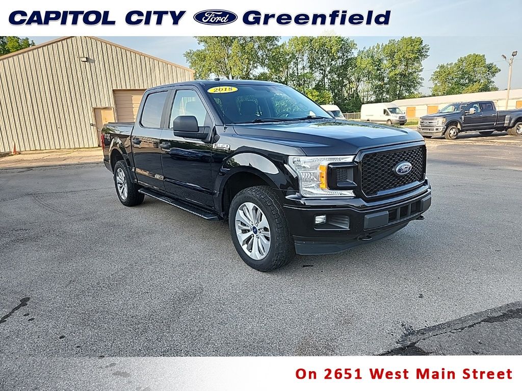 Shadow Black 2018 Ford F-150 Pickup Truck Four-Wheel Drive Automatic