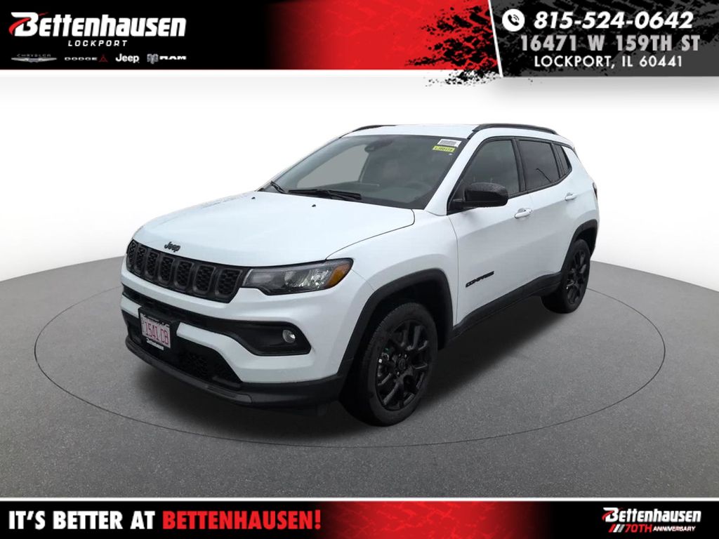 Bright White Clearcoat 2026 Jeep Compass SUV / Crossover Four-Wheel Drive 8-Speed Automatic