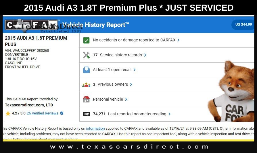 2015 Audi A3 1.8T Premium Plus 10