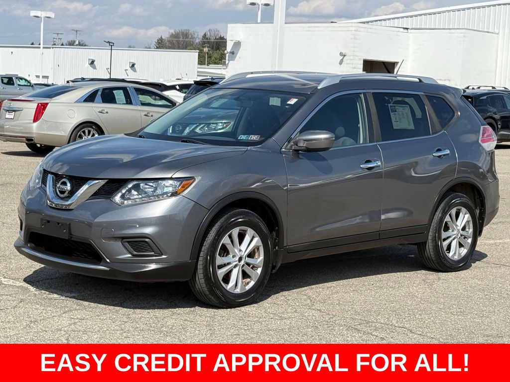 Gray (Gun Metallic) 2016 Nissan Rogue SV AWD SUV / Crossover All-Wheel Drive Continuously Variable Transmission