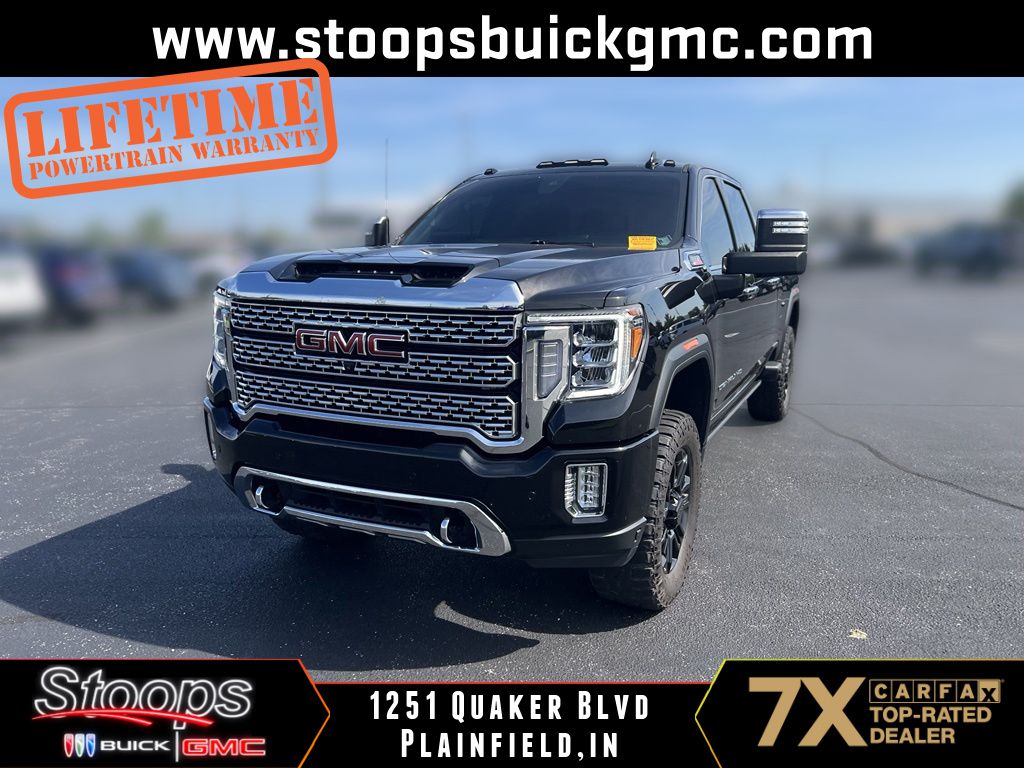 Black (Ebony Twilight Metallic) 2022 GMC Sierra 2500HD Pickup Truck Four-Wheel Drive Automatic
