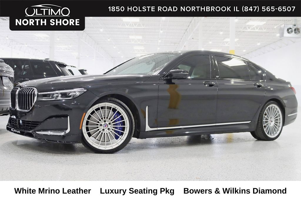 Black Sapphire Metallic 2022 BMW 7 Series Alpina B7 xDrive AWD Sedan All-Wheel Drive 8-Speed Automatic