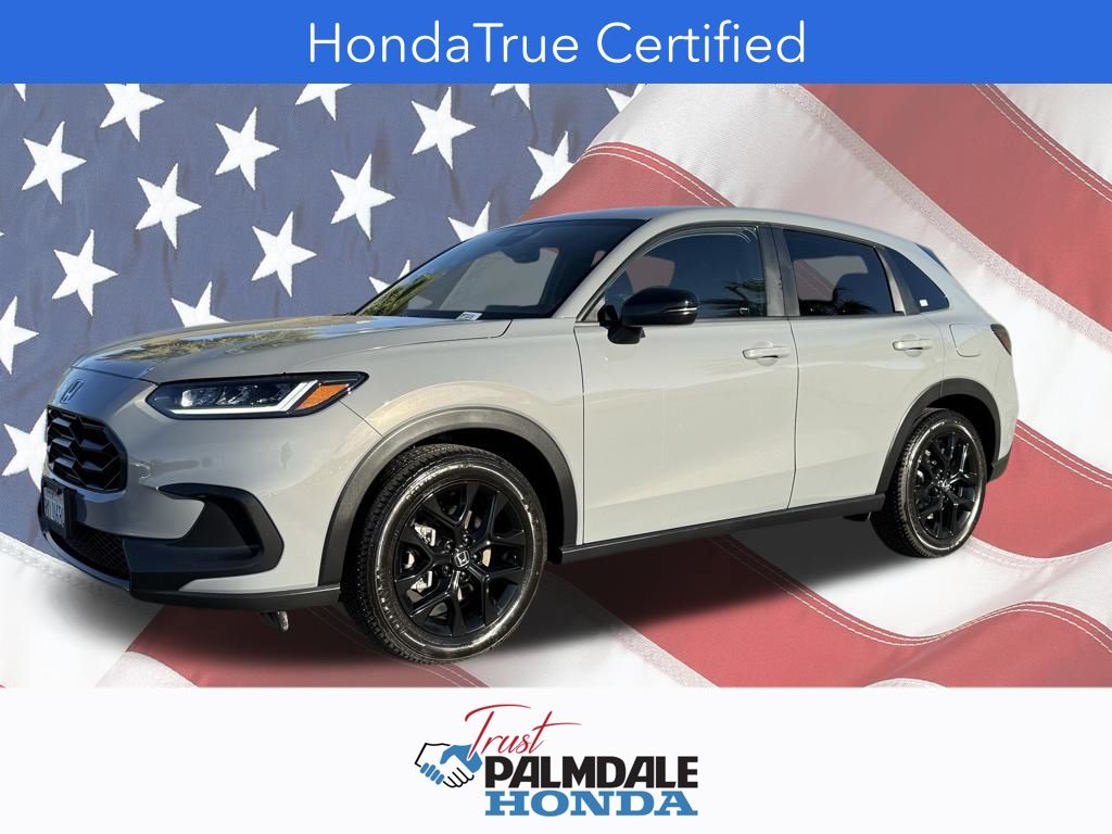 Urban Gray Pearl 2024 Honda HR-V Sport FWD SUV / Crossover Front-Wheel Drive Continuously Variable Transmission