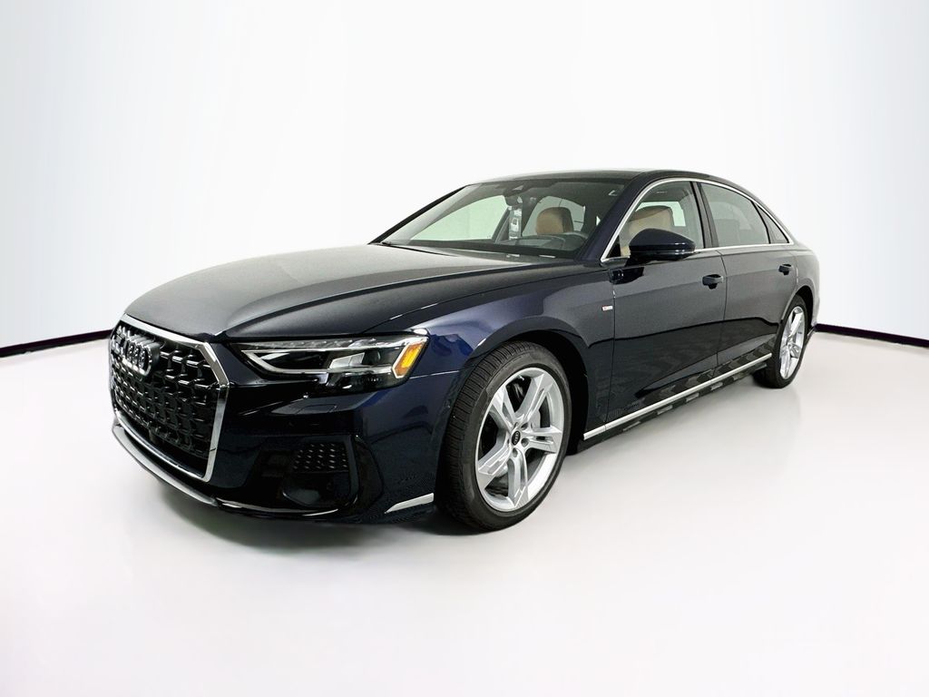 Firmament Blue Metallic 2026 Audi A8 Sedan All-Wheel Drive 8-Speed Automatic