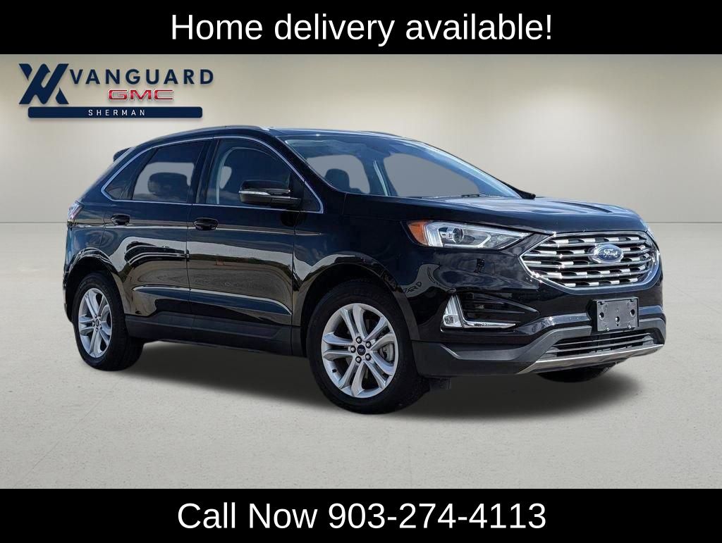 Black 2020 Ford Edge SEL FWD SUV / Crossover Front-Wheel Drive 8-Speed Automatic