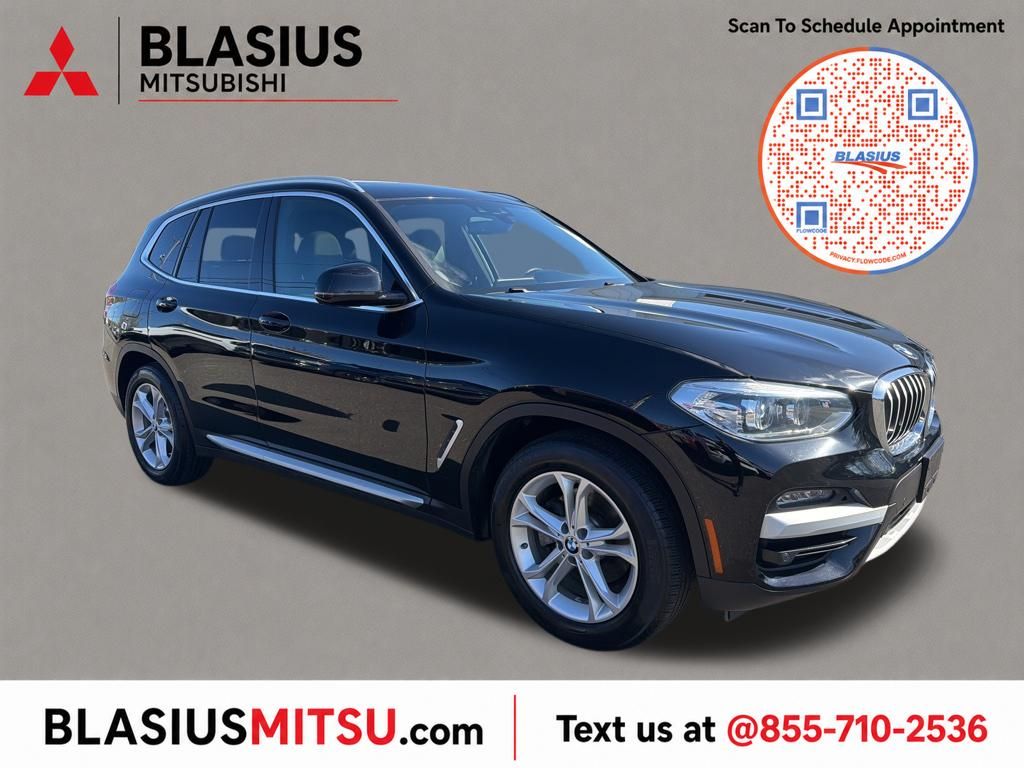 Jet Black 2020 BMW X3 SUV / Crossover All-Wheel Drive 8-Speed Automatic