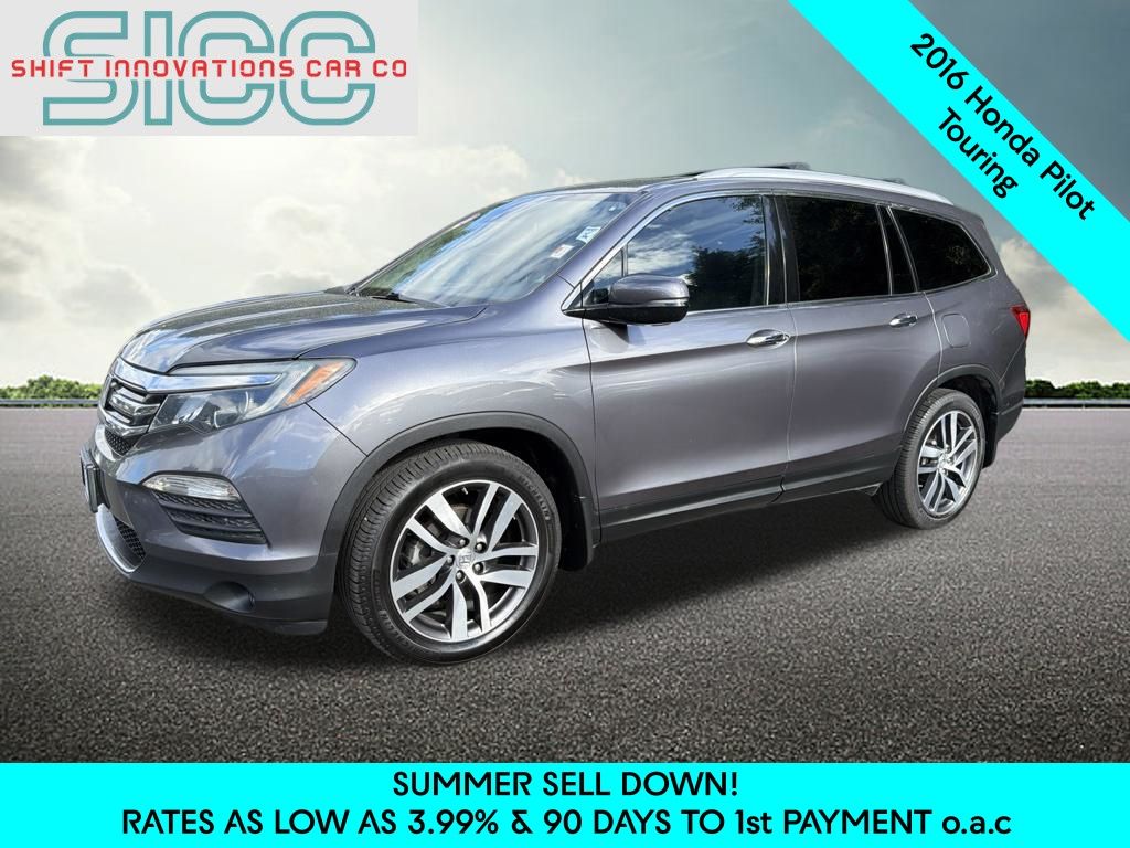 Gray 2016 Honda Pilot SUV / Crossover Front-Wheel Drive 9-Speed Automatic