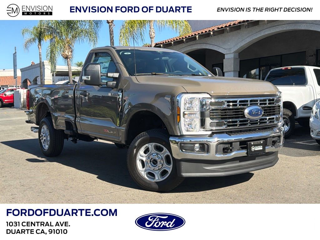 Gray 2026 Ford F-350 Super Duty Pickup Truck Four-Wheel Drive Automatic