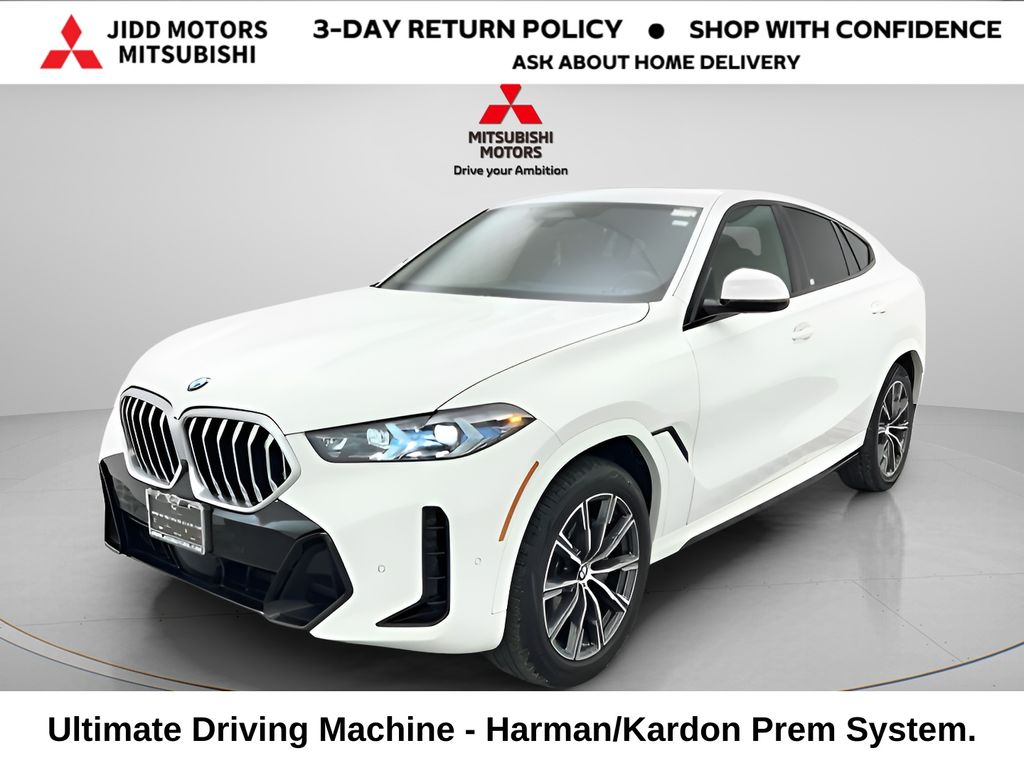 White 2025 BMW X6 xDrive40i AWD SUV / Crossover All-Wheel Drive 8-Speed Automatic