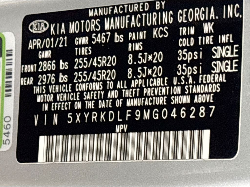 2021 Kia Sorento SX