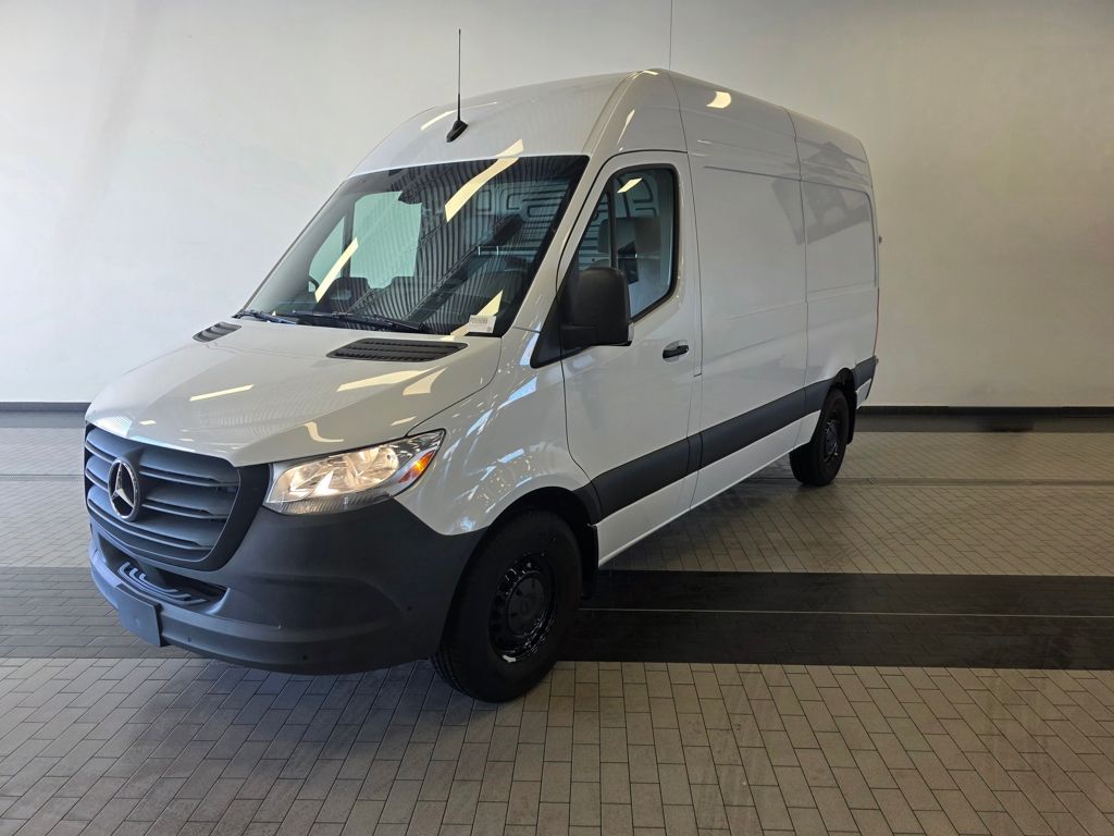 Arctic White 2025 Mercedes-Benz Sprinter Cargo 2500 144 RWD Van Rear-Wheel Drive 9-Speed Automatic