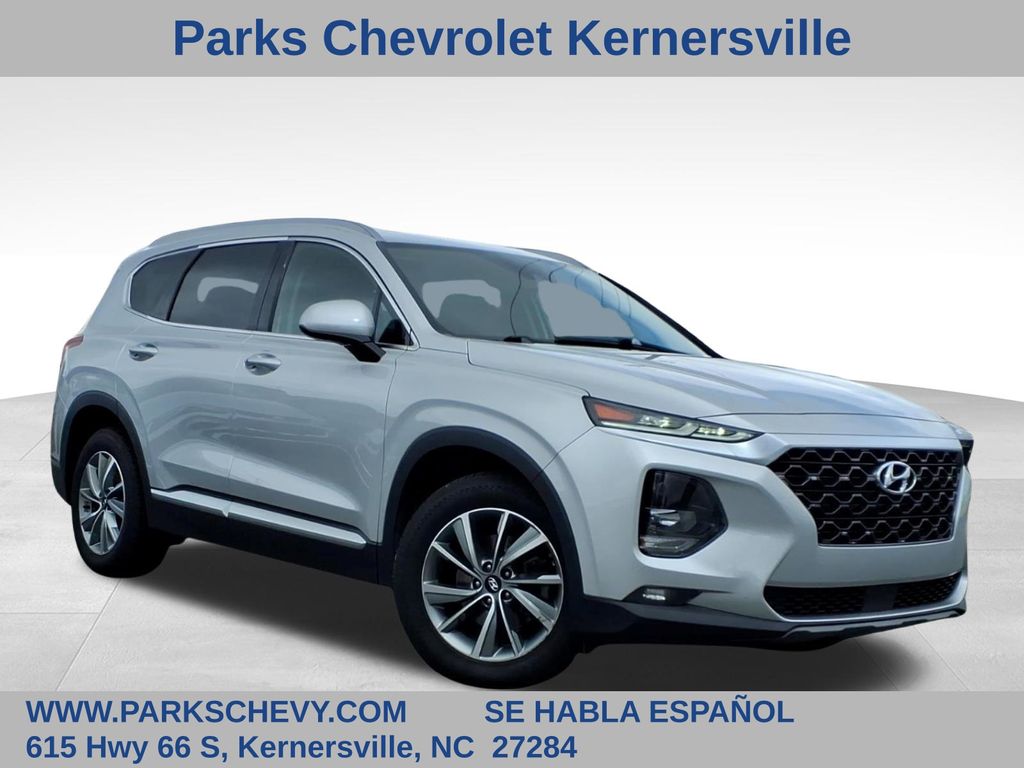Silver 2019 Hyundai Santa Fe 2.4L SEL Plus FWD SUV / Crossover Front-Wheel Drive 8-Speed Automatic