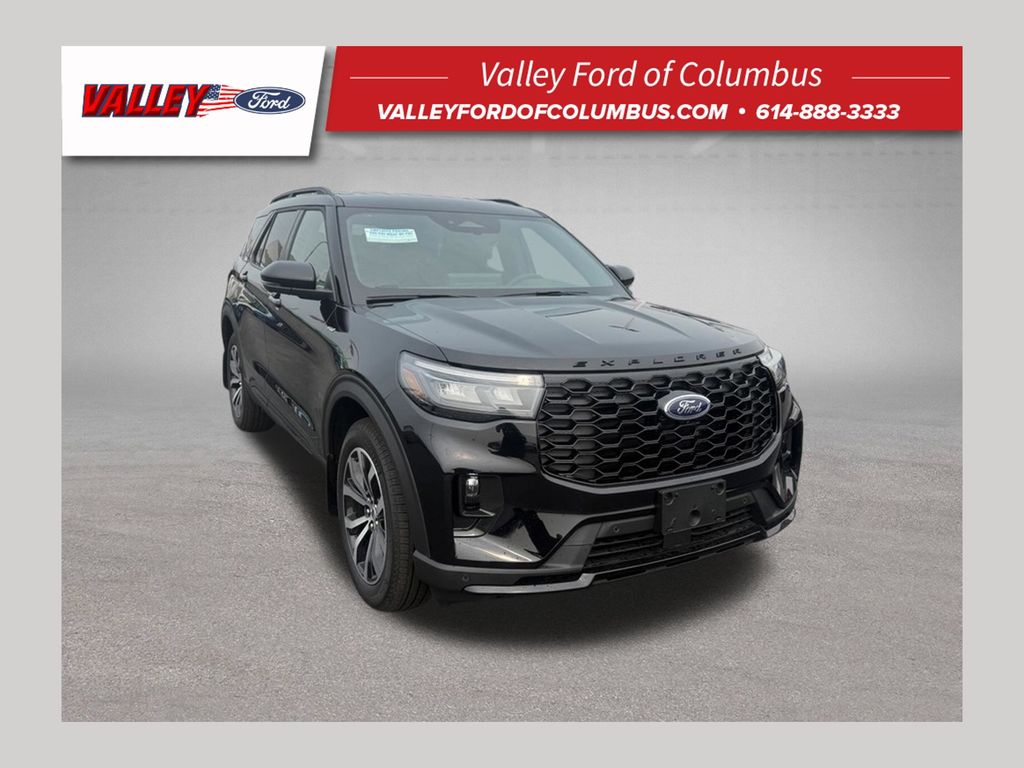 Black Metallic 2026 Ford Explorer SUV / Crossover All-Wheel Drive Automatic