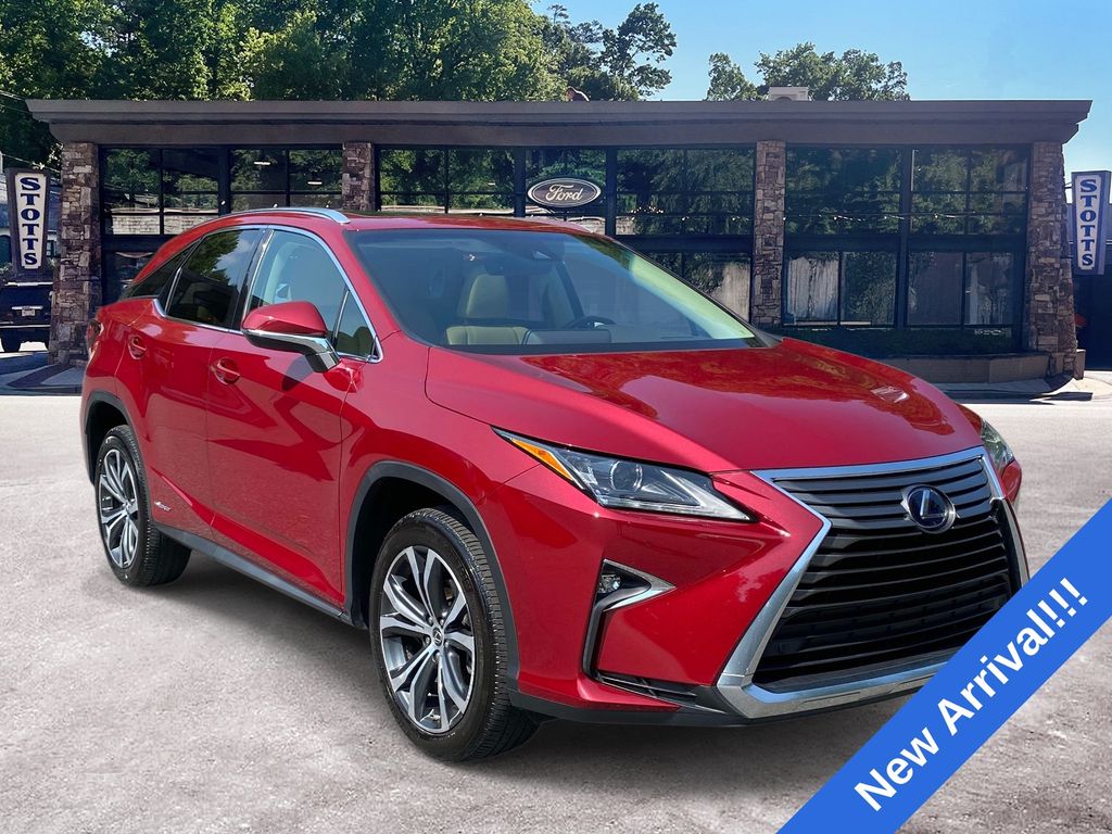 Matador Red Mica 2018 Lexus RX Hybrid SUV / Crossover All-Wheel Drive Continuously Variable Transmission