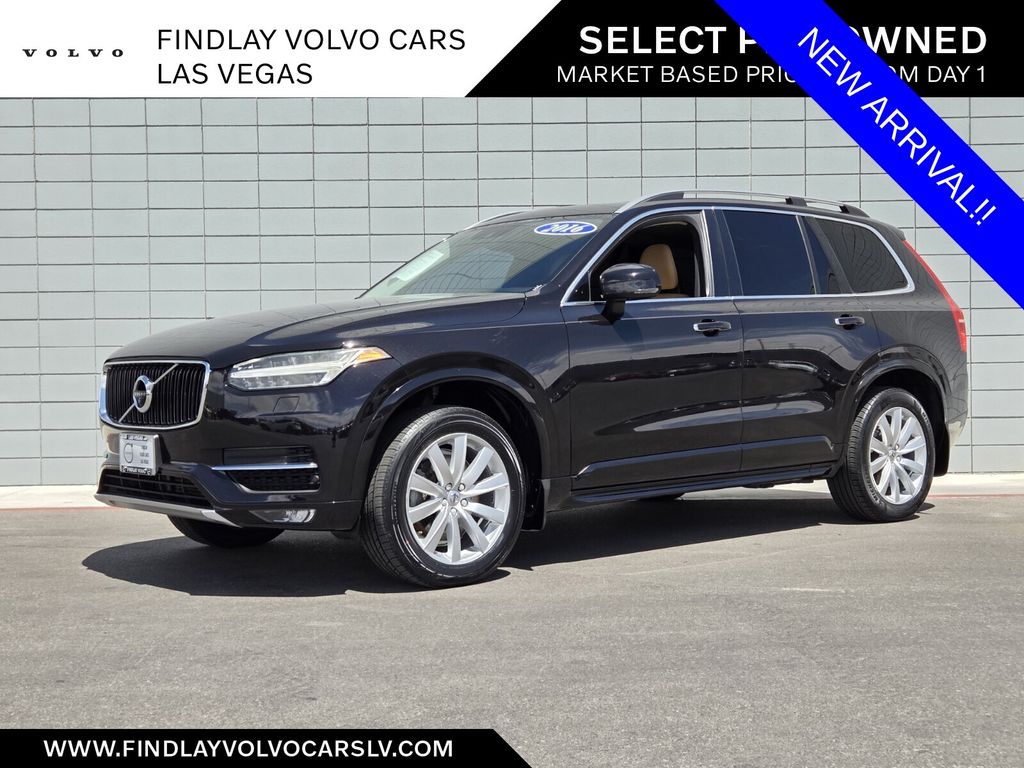 Onyx Black Metallic 2016 Volvo XC90 T6 Momentum AWD SUV / Crossover All-Wheel Drive Automatic