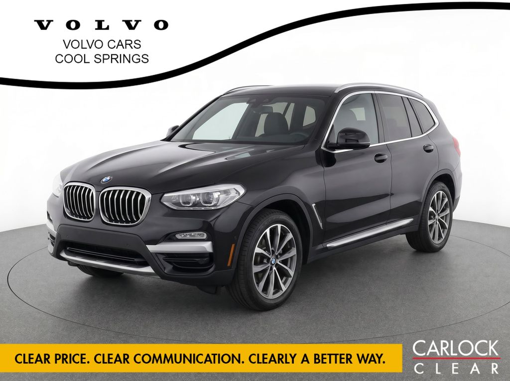 Jet Black 2019 BMW X3 SUV / Crossover Rear-Wheel Drive 8-Speed Automatic