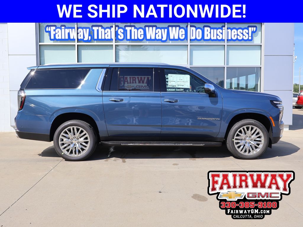 Lakeshore Blue Metallic 2026 Chevrolet Suburban SUV / Crossover Four-Wheel Drive