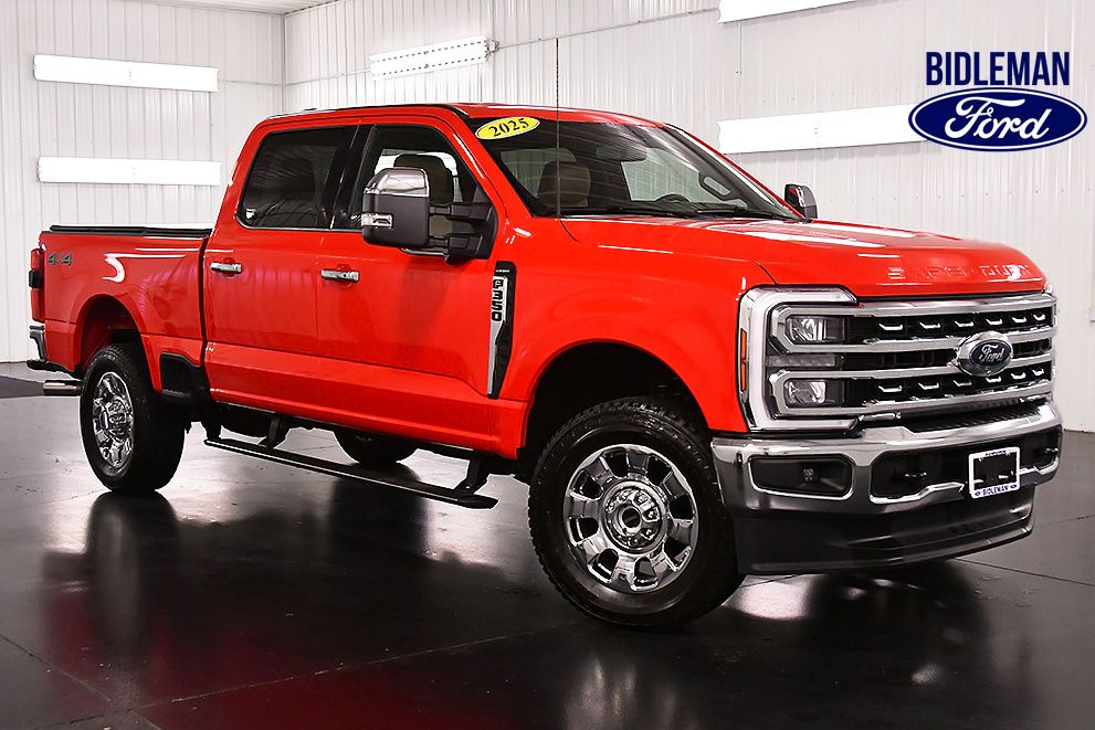 Race Red 2025 Ford F-350 Super Duty Pickup Truck Four-Wheel Drive Automatic
