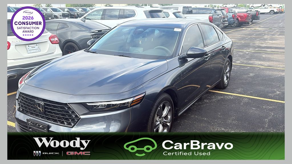 Gray 2024 Honda Accord Sedan Front-Wheel Drive Continuously Variable Transmission