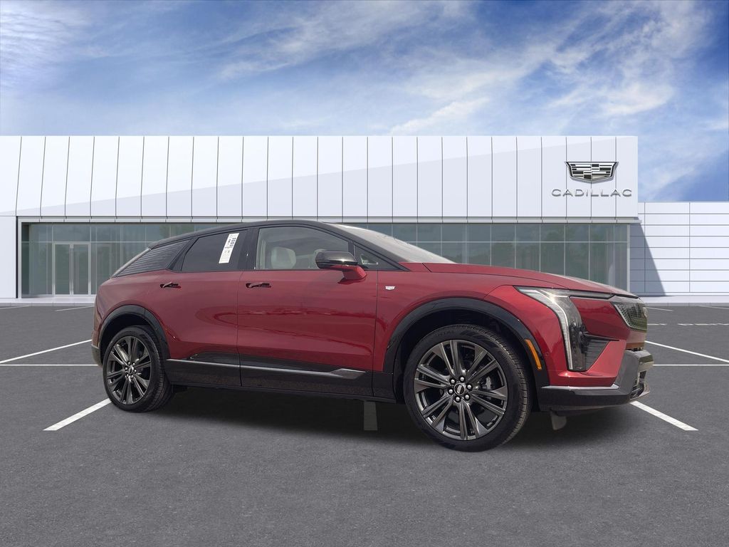 Radiant Red Tintcoat 2025 Cadillac OPTIQ Sport 2 AWD SUV / Crossover All-Wheel Drive 1-Speed Automatic