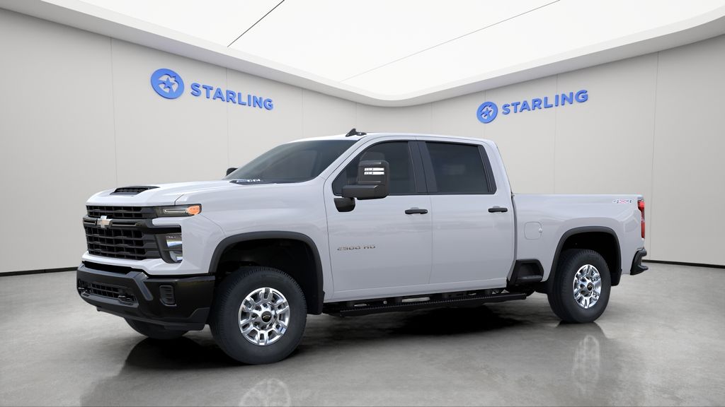 Summit White 2026 Chevrolet Silverado 2500HD Pickup Truck Four-Wheel Drive Automatic