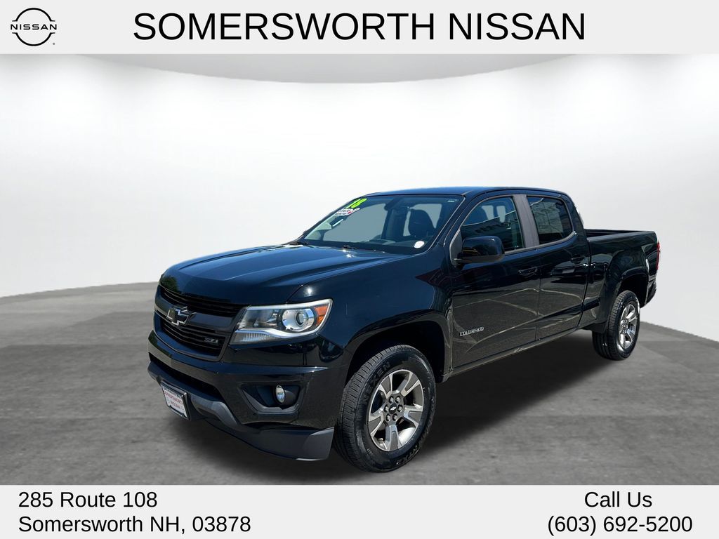 Black 2018 Chevrolet Colorado Z71 Crew Cab 4WD Pickup Truck Four-Wheel Drive 8-Speed Automatic