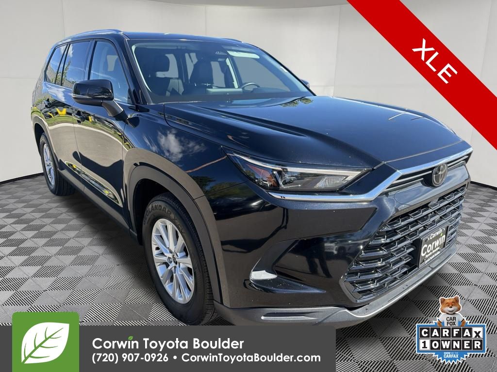 Midnight Black Metallic 2025 Toyota Grand Highlander SUV / Crossover All-Wheel Drive 8-Speed Automatic