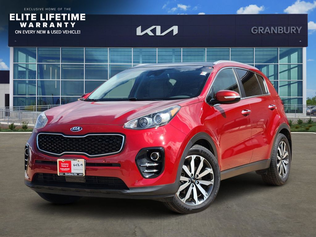 Hyper Red 2017 Kia Sportage SUV / Crossover Front-Wheel Drive 6-Speed Automatic