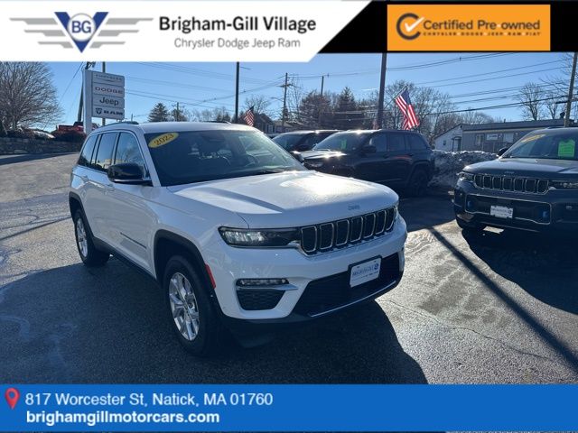 Bright White Clearcoat 2023 Jeep Grand Cherokee SUV / Crossover Four-Wheel Drive 8-Speed Automatic