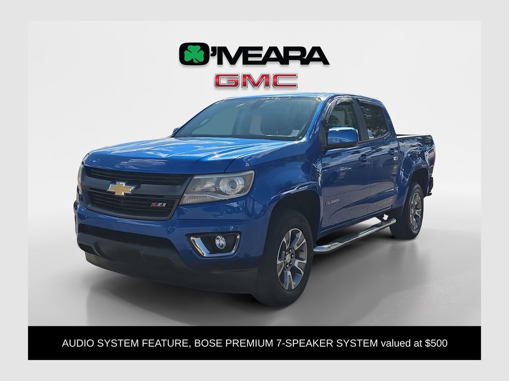 Kinetic Blue Metallic 2019 Chevrolet Colorado Pickup Truck Four-Wheel Drive 8-Speed Automatic