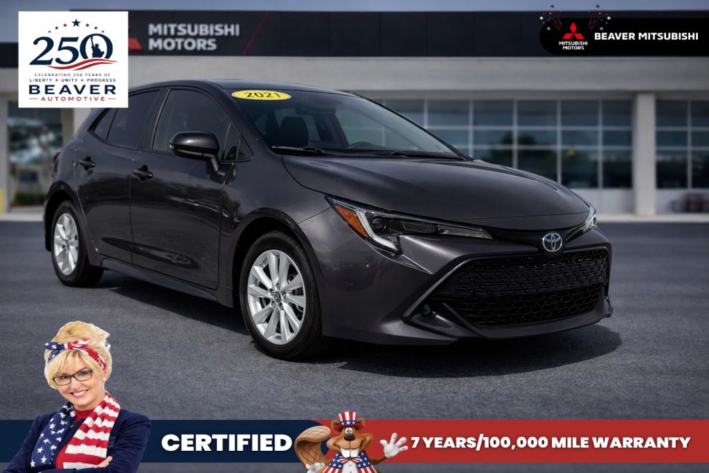 Magnetic Gray Metallic/Midnight Black Metallic 2024 Toyota Corolla Hatchback Hatchback Front-Wheel Drive Continuously Variable Transmission