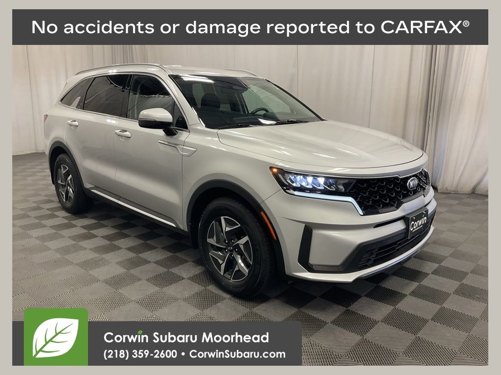 Silky Silver 2021 Kia Sorento Hybrid SUV / Crossover Front-Wheel Drive 6-Speed Automatic