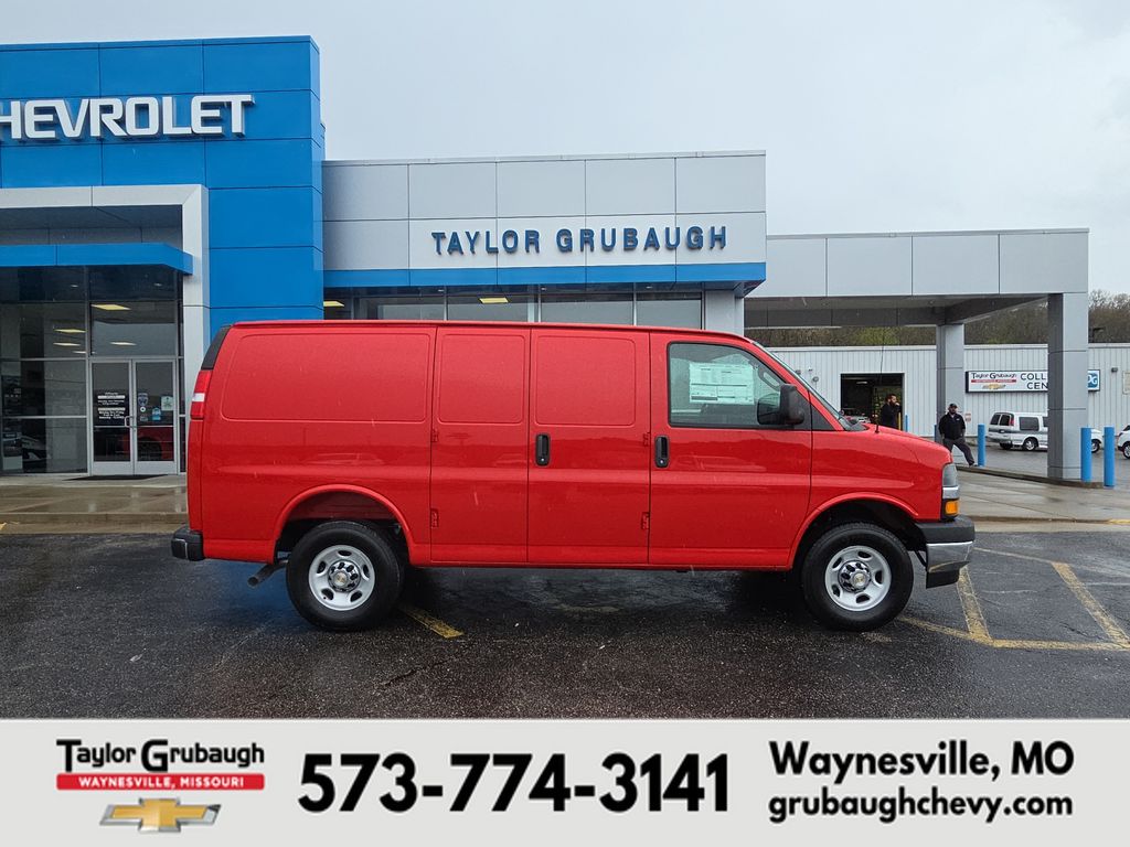Red Hot 2026 Chevrolet Express Cargo Van Rear-Wheel Drive 8-Speed Automatic Overdrive